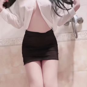 #小粥 #福利姬 #白丝 #自慰