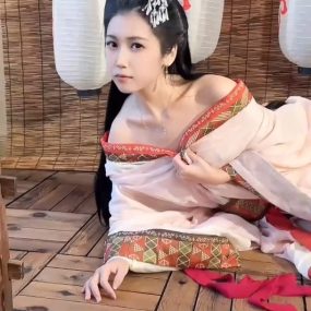 不呆猫_汉服 战国袍