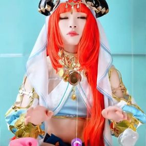 #草莓羽衣 #cosplay #白嫩 #福利姬 #少女 2